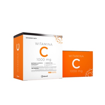Supliment alimentar Laborell Vitamina C 1000mg, 100 Capsule Supliment alimentar Laborell Vitamina C 1000mg, 100 Capsule