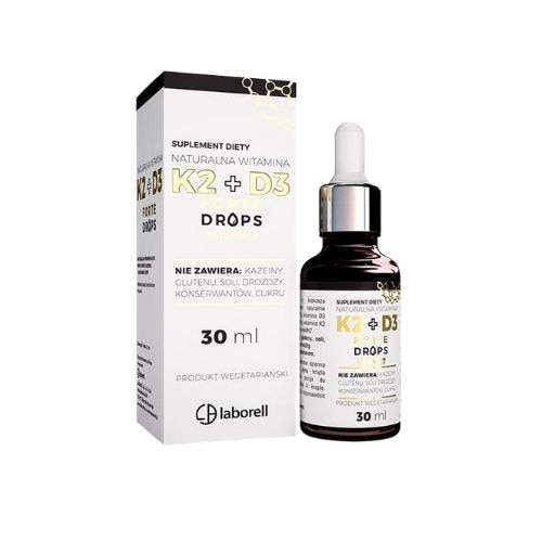 Supliment alimentar Laborell Vitamina D3 + K2 Forte Picaturi 30ml
