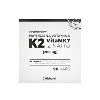 Supliment alimentar Laborell Vitamina K2 200mcg, 90 Capsule Supliment alimentar Laborell Vitamina K2 200mcg, 90 Capsule