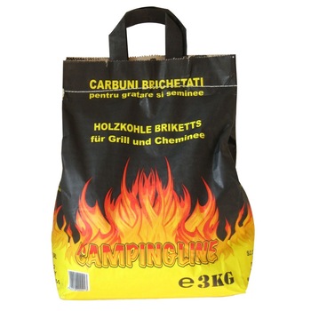 Carbuni brichetati pentru gratar si camping, mangal, 3 kg Carbuni brichetati pentru gratar si camping, mangal, 3 kg