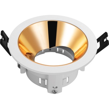 Rama spot Well GU10/MR16 rotunda alba/rose gold PC Ø88x39mm Rama spot Well GU10/MR16 rotunda alba/rose gold PC Ø88x39mm