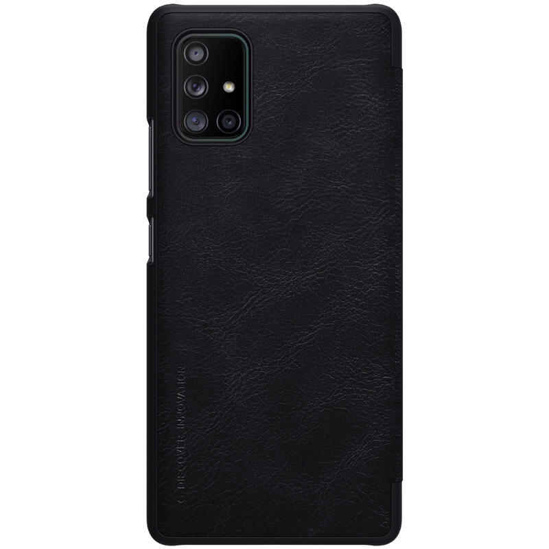 Husa tip carte Nillkin Qin pentru Samsung Galaxy A71 5G, negru