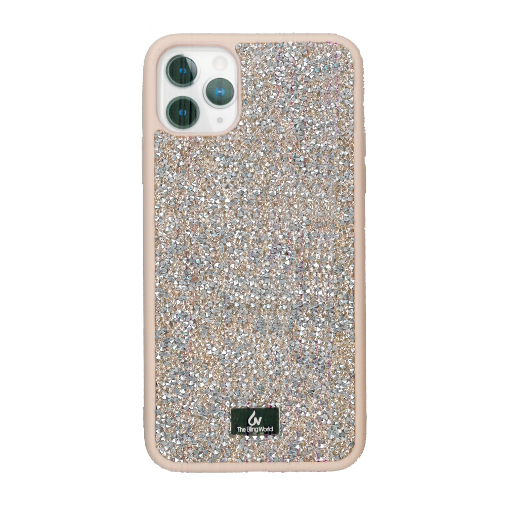 Husa protectie spate rose, Bling World Rock Diamond, pentru Apple iPhone 12 Pro Max (6.7)