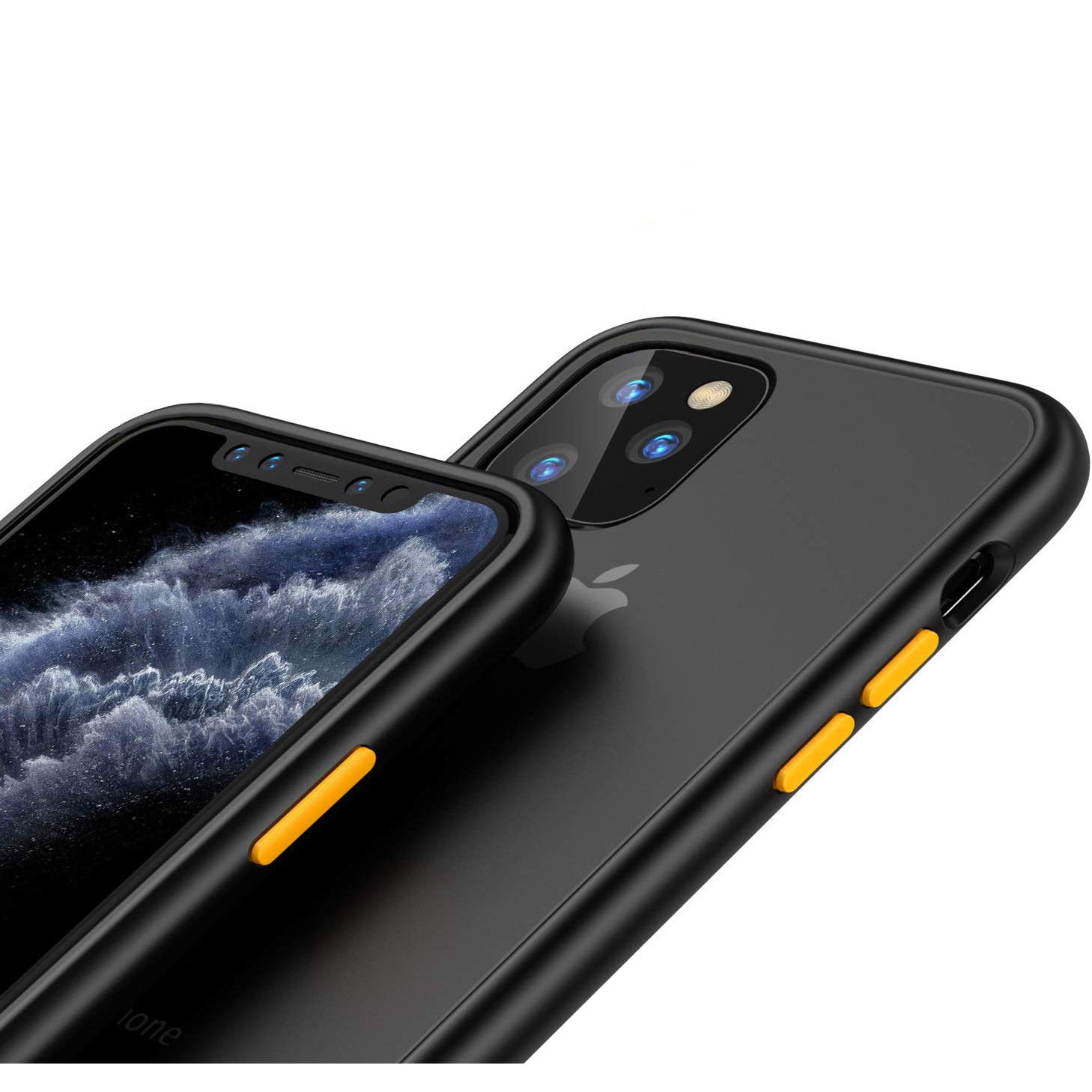 Husa pentru IPhone 12 / 12 PRO, MobileSmart, Hybrid ultra slim, carcasa spate Antisoc, hardcase, Negru