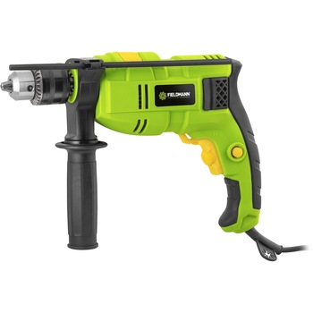 Masina de gaurit cu percutie, Fieldmann, 710W, 230V, 0-3000 rpm, Verde