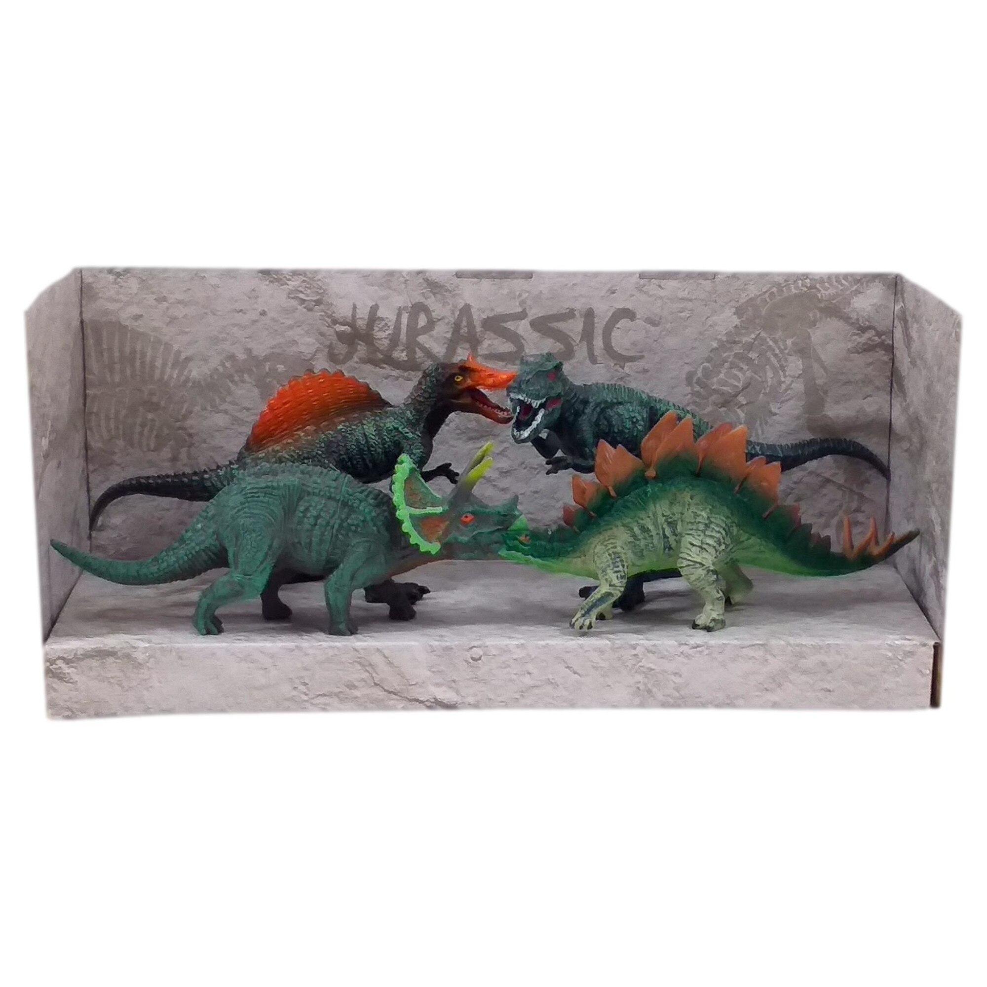Set 4 Figurine Dinozauri Jurassic World, Aspect Realist, 3+