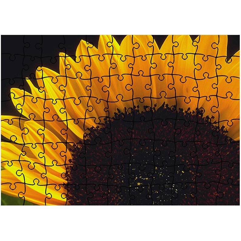 Puzzle Heartwork 96 piese, Floare pe camp, Latime 40,5 cm x Inaltime 28,5 cm