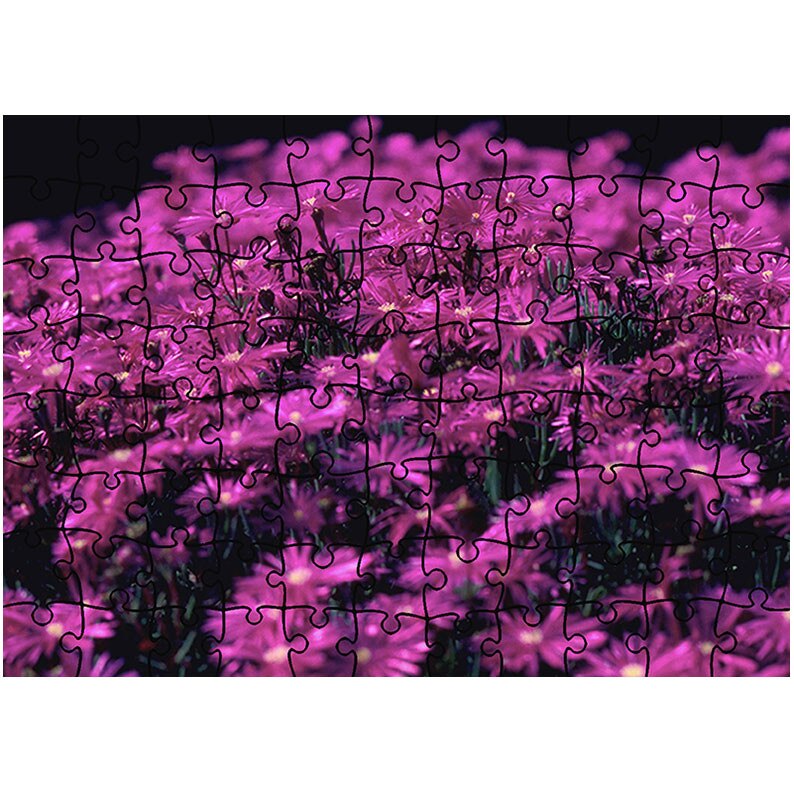 Puzzle Heartwork 96 piese, Violet aprins, Latime 40,5 cm x Inaltime 28,5 cm