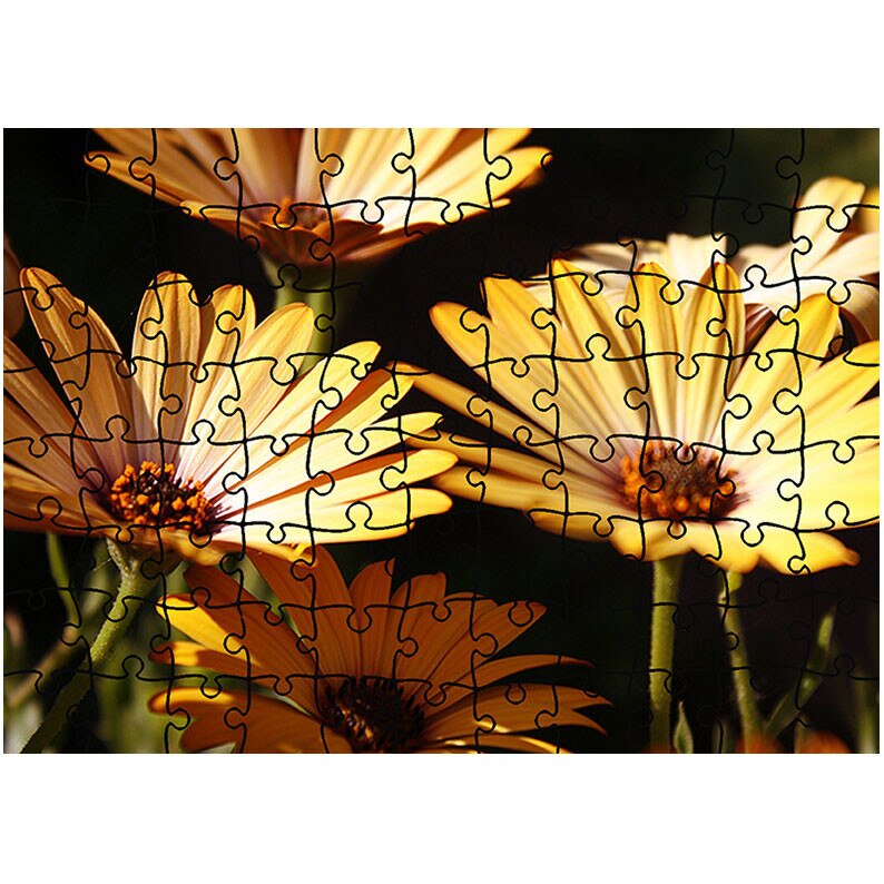 Puzzle Heartwork 96 piese, Galbenele, Latime 40,5 cm x Inaltime 28,5 cm