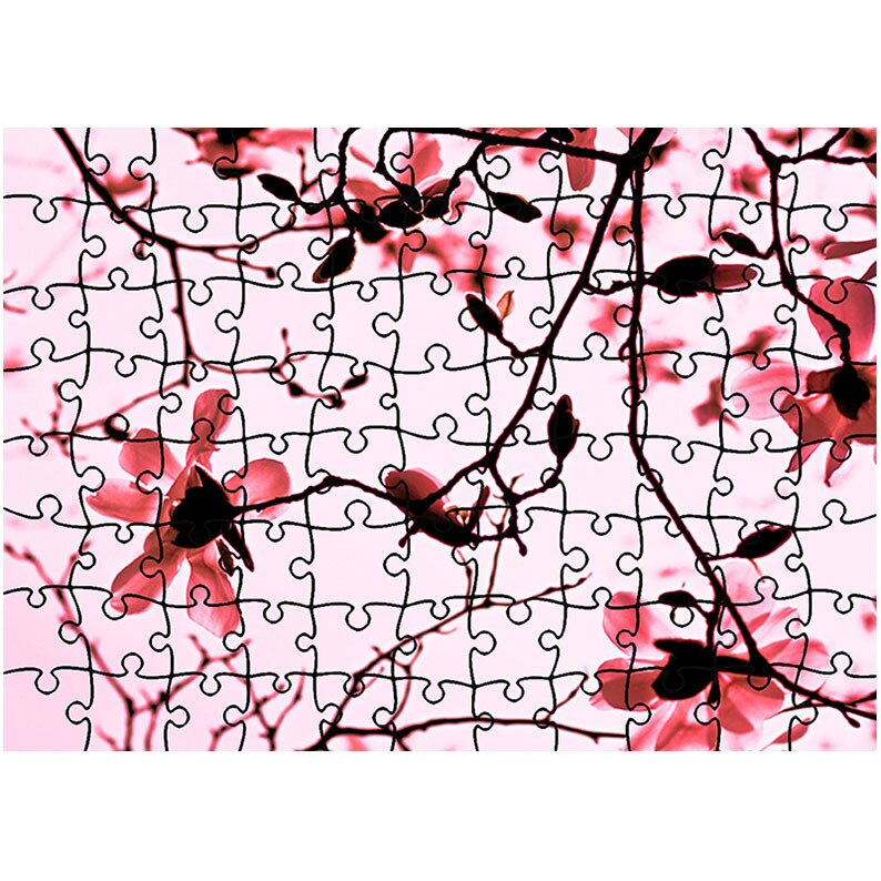Puzzle Heartwork 96 piese, Crengute de magnolie, Latime 40,5 cm x Inaltime 28,5 cm