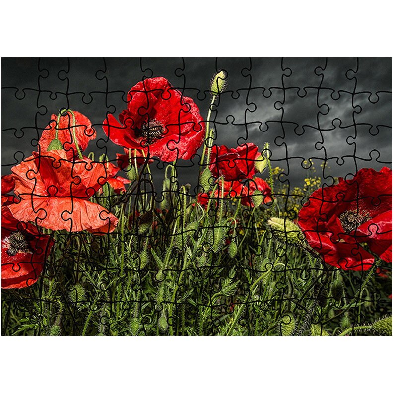 Puzzle Heartwork 96 piese, Maci inainte de furtuna, Latime 40,5 cm x Inaltime 28,5 cm