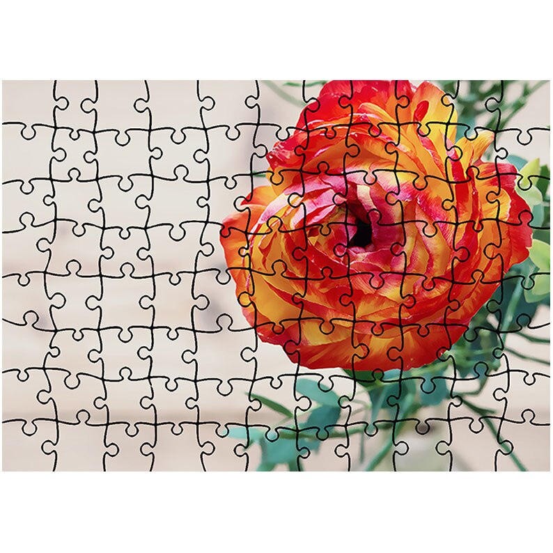 Puzzle Heartwork 96 piese, Flori persane, Latime 40,5 cm x Inaltime 28,5 cm