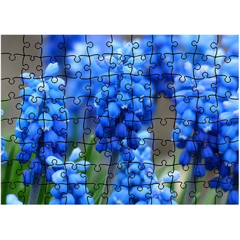 Puzzle Heartwork 96 piese, Flori albastre Muscari, Latime 40,5 cm x Inaltime 28,5 cm Puzzle Heartwork 96 piese, Flori albastre Muscari, Latime 40,5 cm x Inaltime 28,5 cm