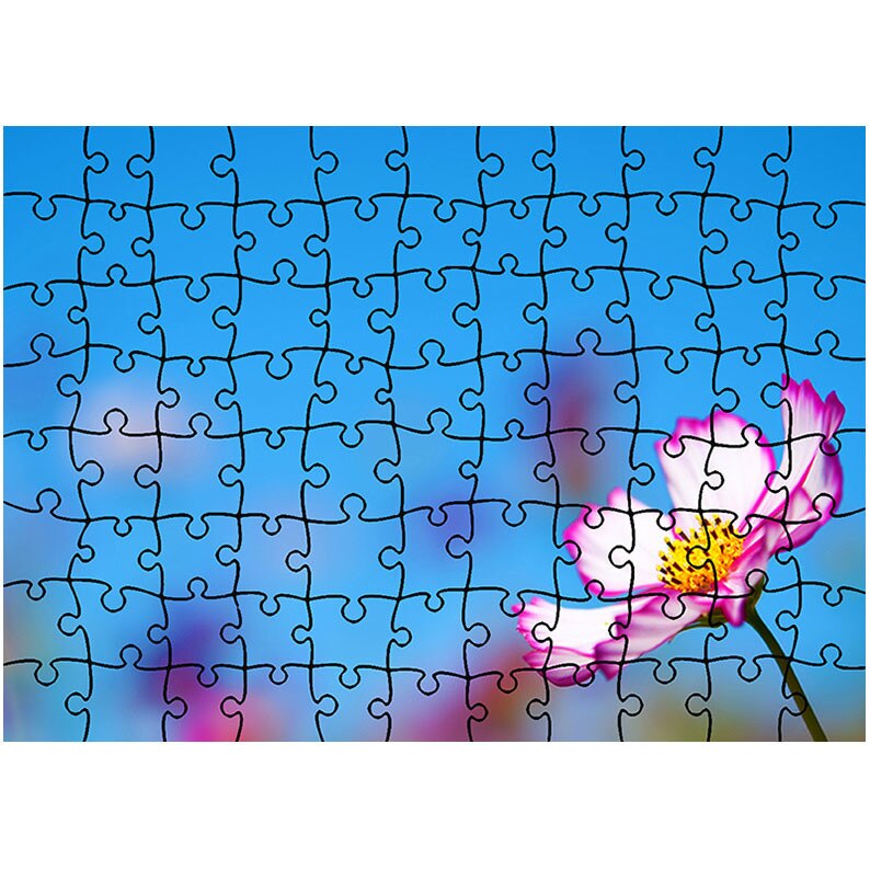 Puzzle Heartwork 96 piese, Floricica singuratica, Latime 40,5 cm x Inaltime 28,5 cm
