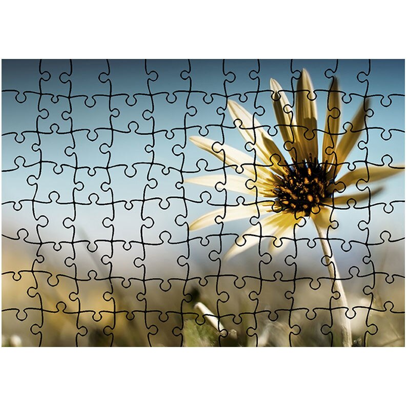 Puzzle Heartwork 96 piese, Floare de colt, Latime 40,5 cm x Inaltime 28,5 cm