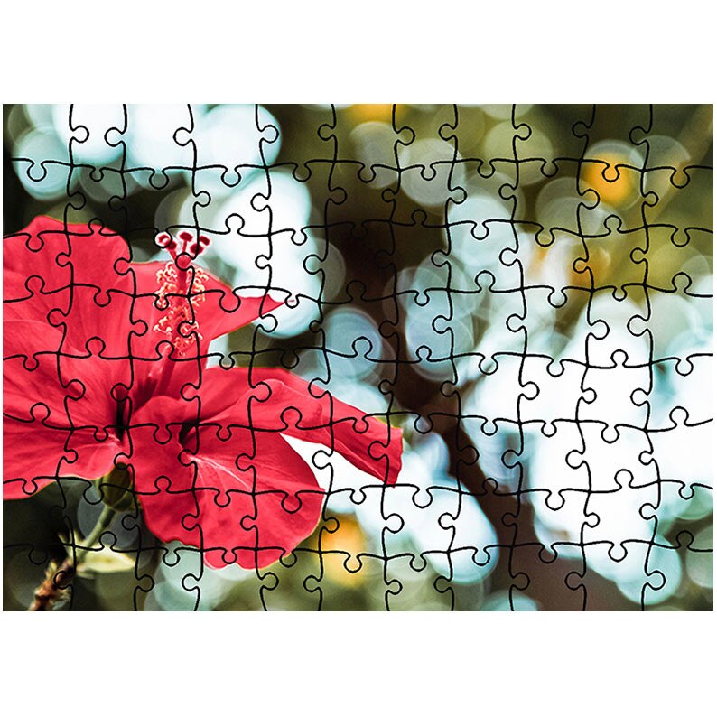 Puzzle Heartwork 96 piese, Floare firava, Latime 40,5 cm x Inaltime 28,5 cm