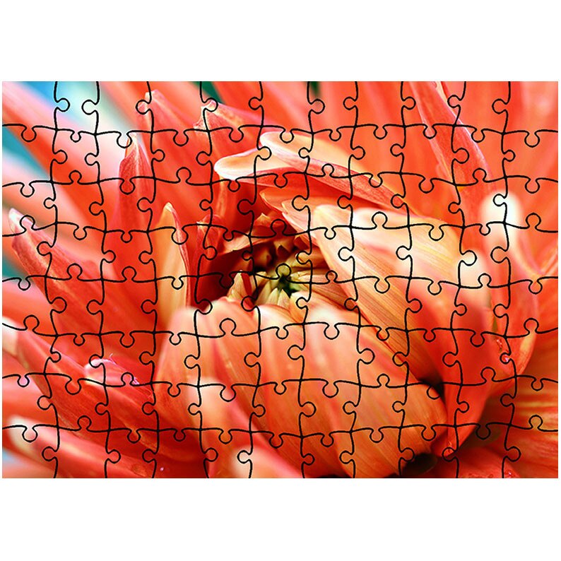 Puzzle Heartwork 96 piese, Pasiune portocalie, Latime 40,5 cm x Inaltime 28,5 cm