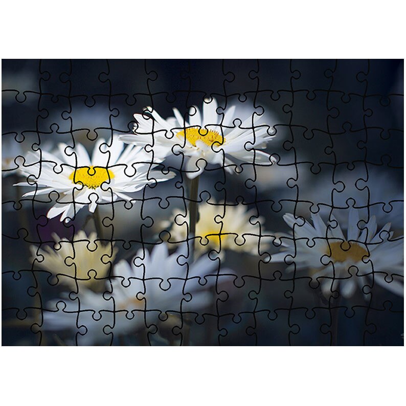 Puzzle Heartwork 96 piese, Margarete in umbra, Latime 40,5 cm x Inaltime 28,5 cm