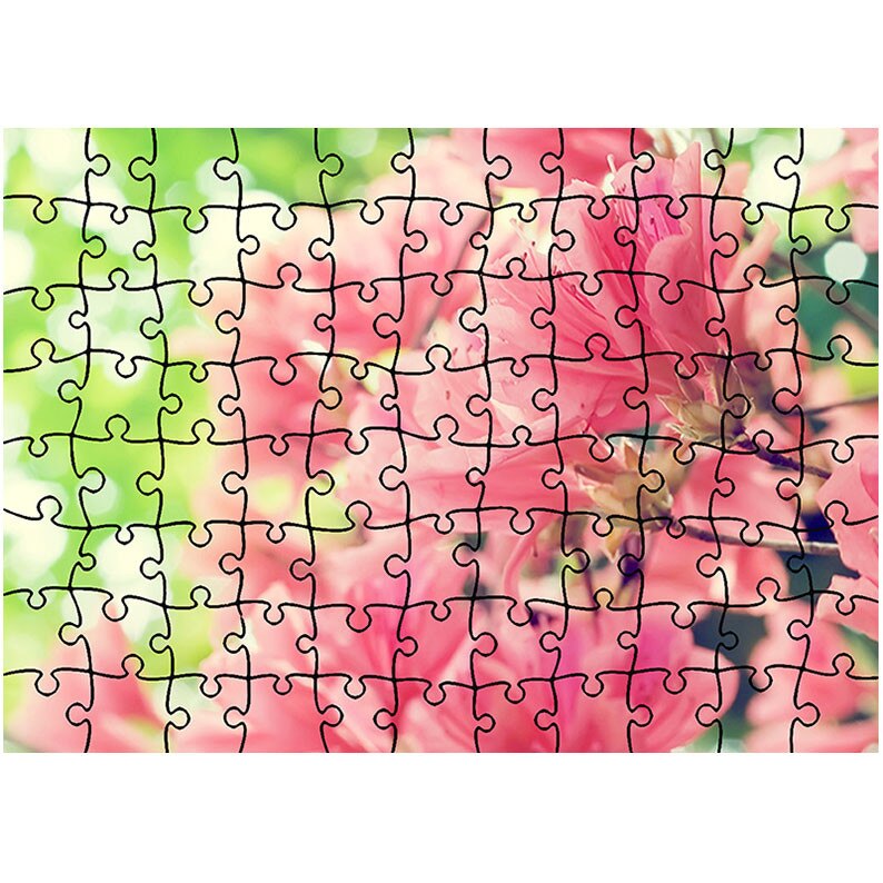 Puzzle Heartwork 96 piese, Flori de primavara frumoase, Latime 40,5 cm x Inaltime 28,5 cm