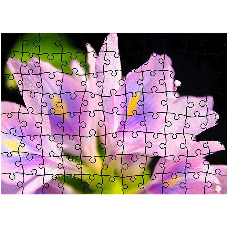 Puzzle Heartwork 96 piese, Petale Violet deschis, Latime 40,5 cm x Inaltime 28,5 cm