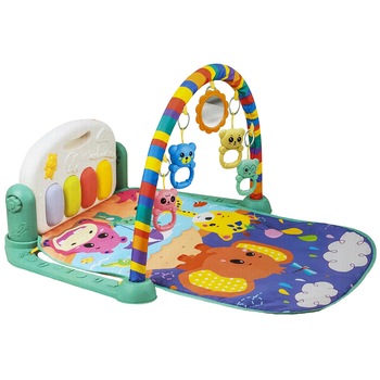 Centru de activitati cu pian 5 in 1 pentru dezvoltarea musculaturii picioarelor, sunete, jucarii zornaitoare  Centru de activitati cu pian 5 in 1 pentru dezvoltarea musculaturii picioarelor, sunete, jucarii zornaitoare
