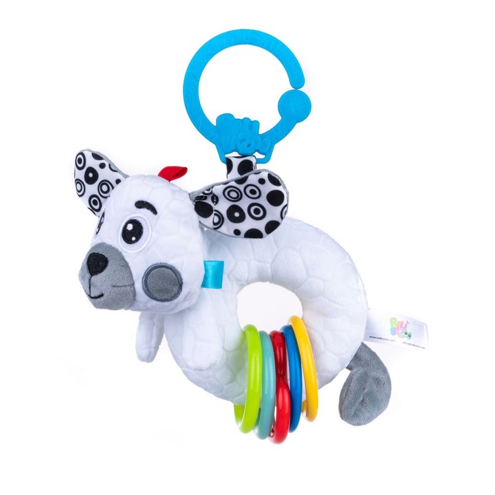 Jucarie pentru carucior din plus, Catelus, Balibazoo, 80181