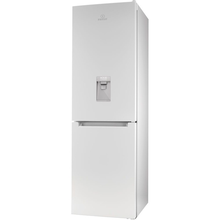 Хладилник с фризер Indesit LR8 S1 W AQ, 336 л, Клас A+, Диспенсър за вода, H 187 см, Бял