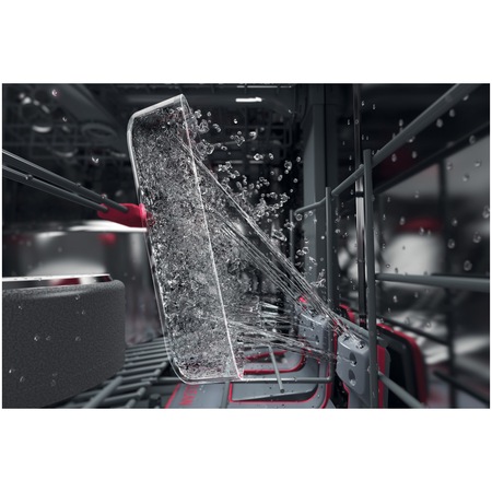 Masina de spalat vase semi-incorporabila Whirlpool WBC3C34PFX, 14 seturi, 8 programe, Clasa D, Motor Inverter, PowerClean Pro, Tehnologia al 6-lea Simt, Sistem Natural Dry, 60 cm, Inox