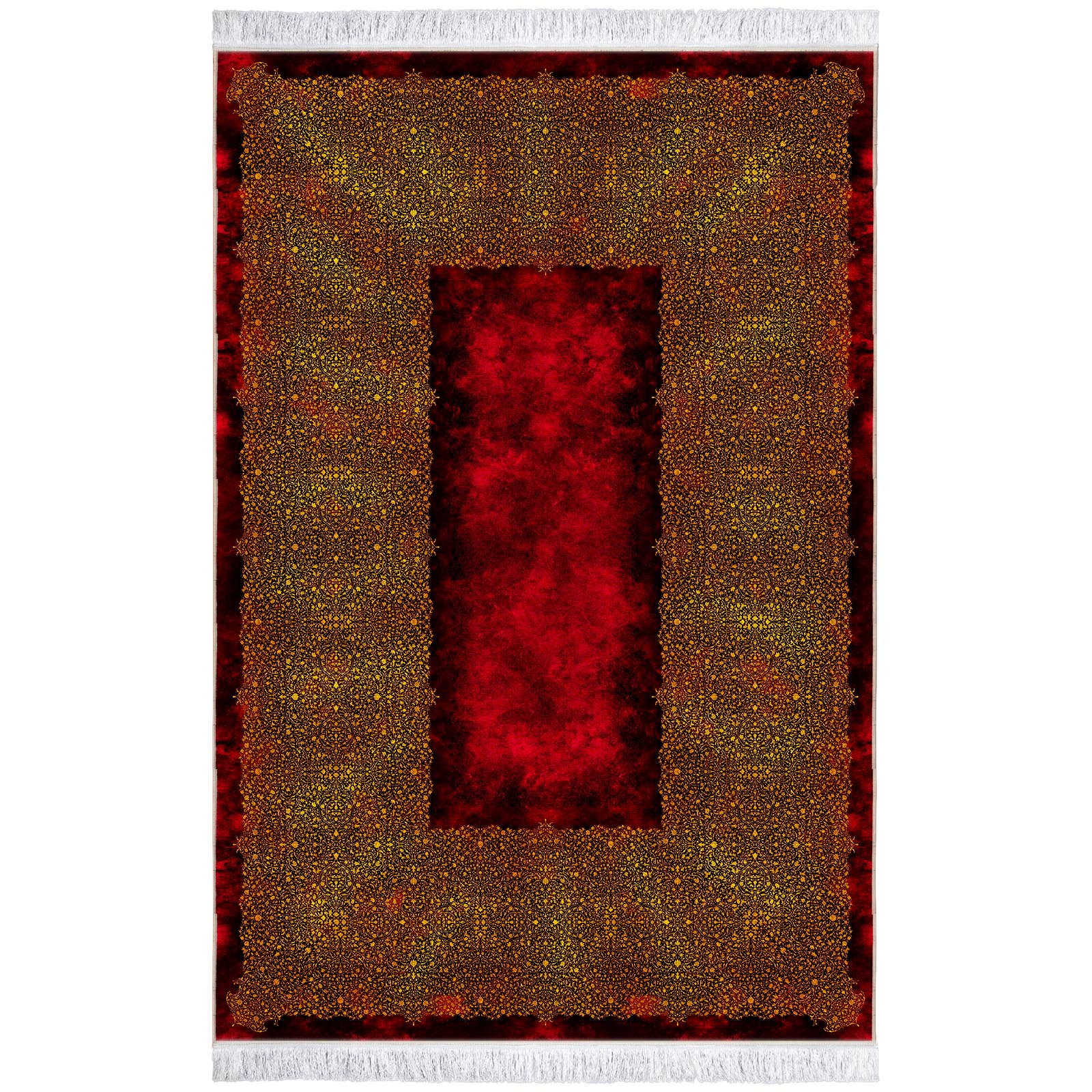 Covor Persan Mecanic EuCarpet 400409E1 Dimensiune 150x225cm Design VIP Grena