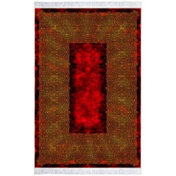 Covor Persan Mecanic EuCarpet 400409M1 Dimensiune 120x180cm Design VIP Grena Covor Persan Mecanic EuCarpet 400409M1 Dimensiune 120x180cm Design VIP Grena