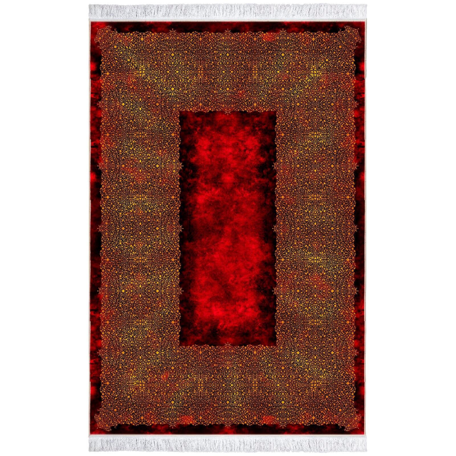 Covor Persan Mecanic EuCarpet 400409R1 Dimensiune 200x300cm Design VIP Grena