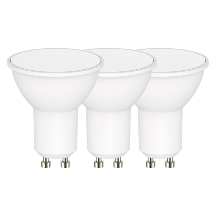 Emos Classic LED izzó MR16 GU10 9W 806lm természetes fehér 3db (ZQ8371.3)