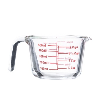 Cana gradata MOM Studio Casa, Termorezistenta, Sticla borosilicata, 0.5 L Cana gradata MOM Studio Casa, Termorezistenta, Sticla borosilicata, 0.5 L