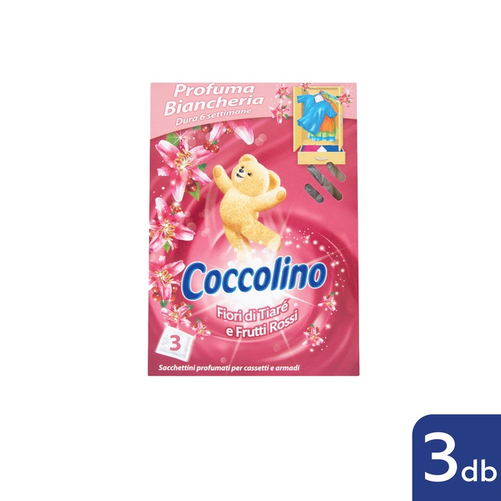 COCCOLINO illatpárna, rózsaszín, 3db