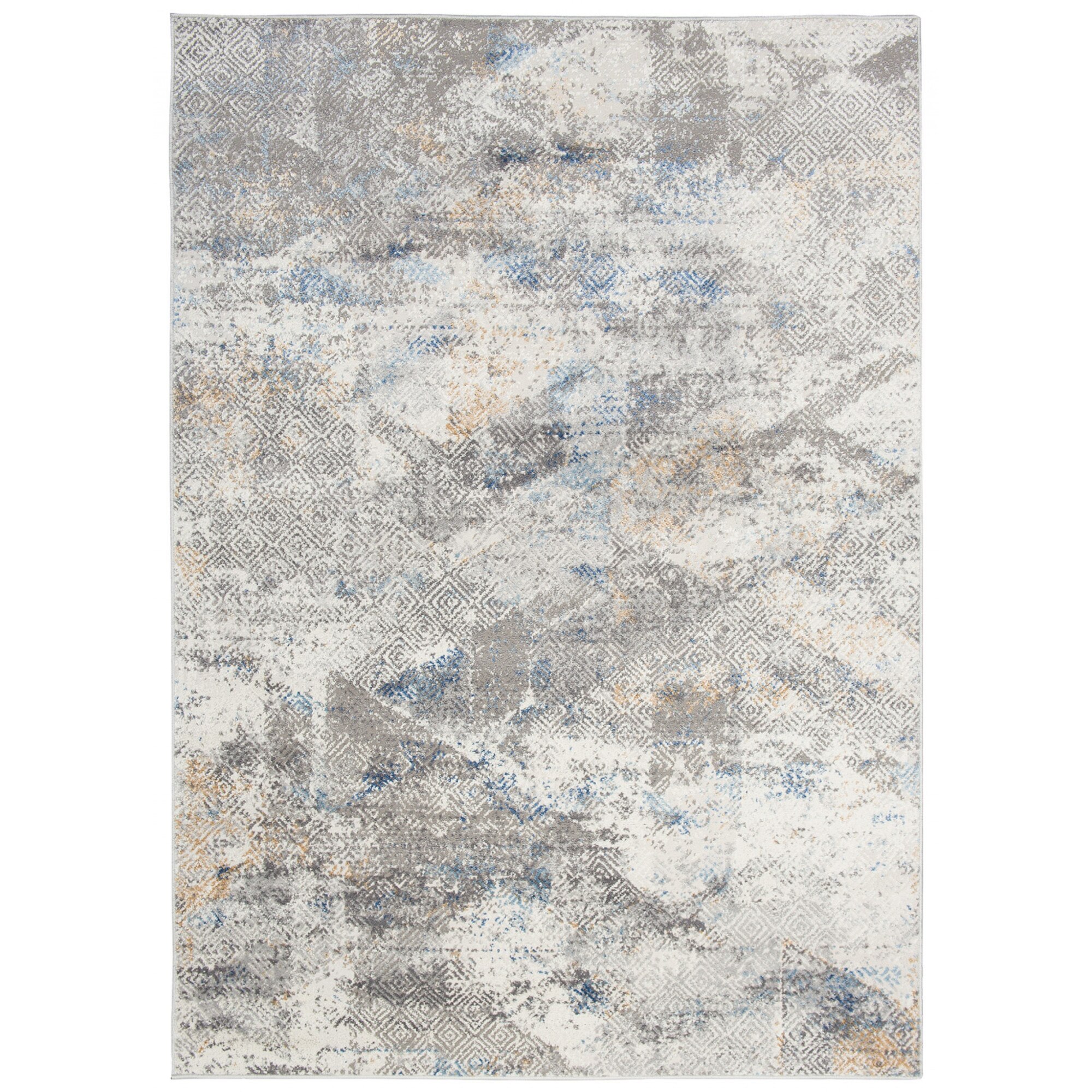 Covor Chemex Portland G500B /D_ HIL alb,albastru 240x330