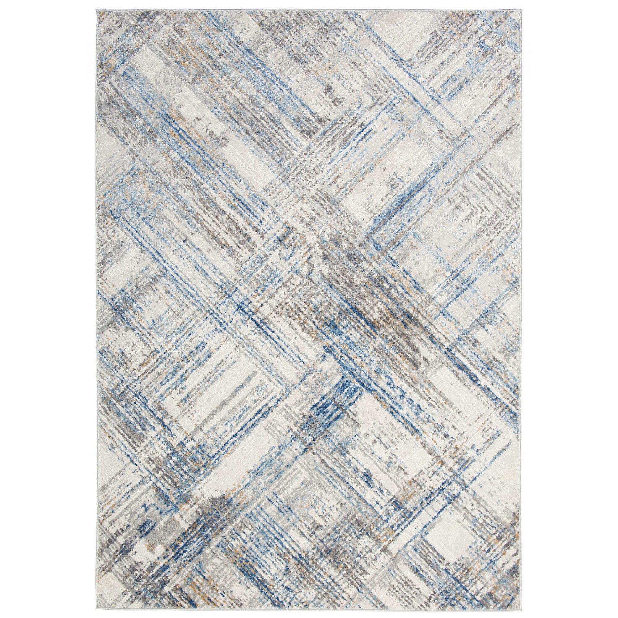 Covor Chemex Portland G505B /D_ HIL alb,albastru 240x330