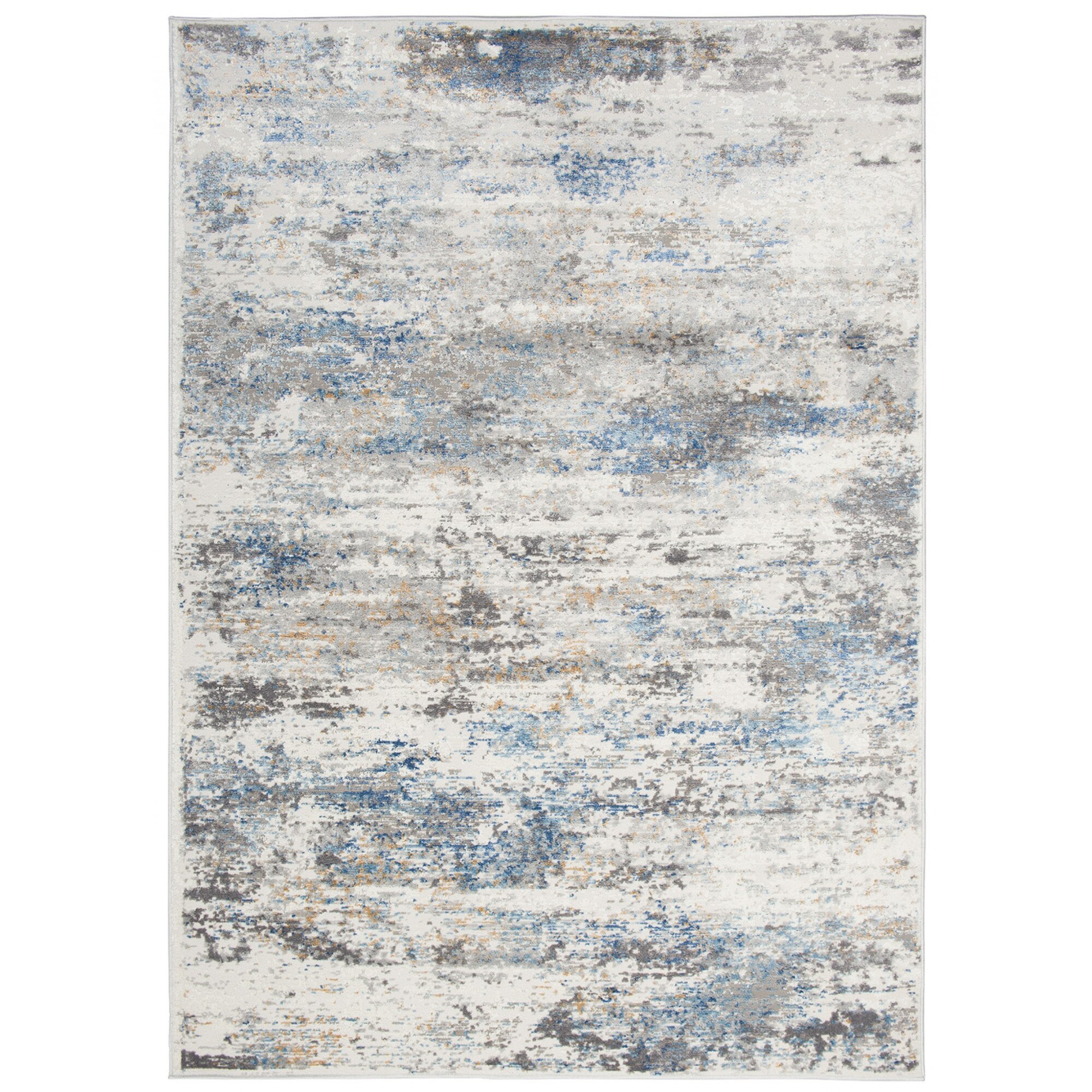 Covor Chemex Portland G509B /D_ HIL alb,albastru 80x150