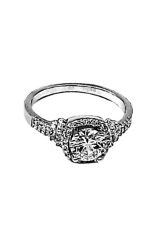 Inele Argint 925 Eliana, Alb - Argintiu, 57 Inele Argint 925 Eliana, Alb - Argintiu, 57