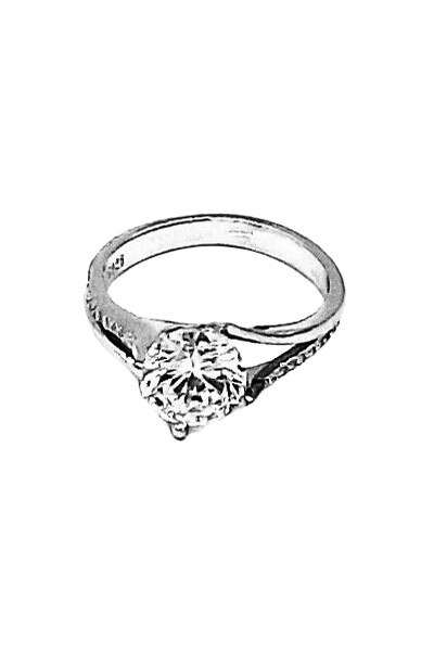 Inele Argint 925 Iolanda, Alb - Argintiu, 56