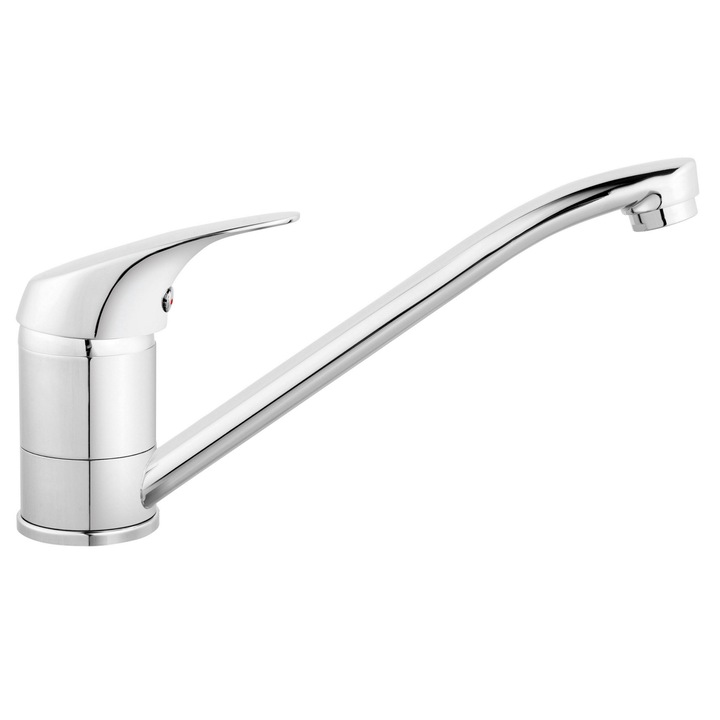 Baterie pentru chiuveta, Ferro, Pipa pivotanta, Crom