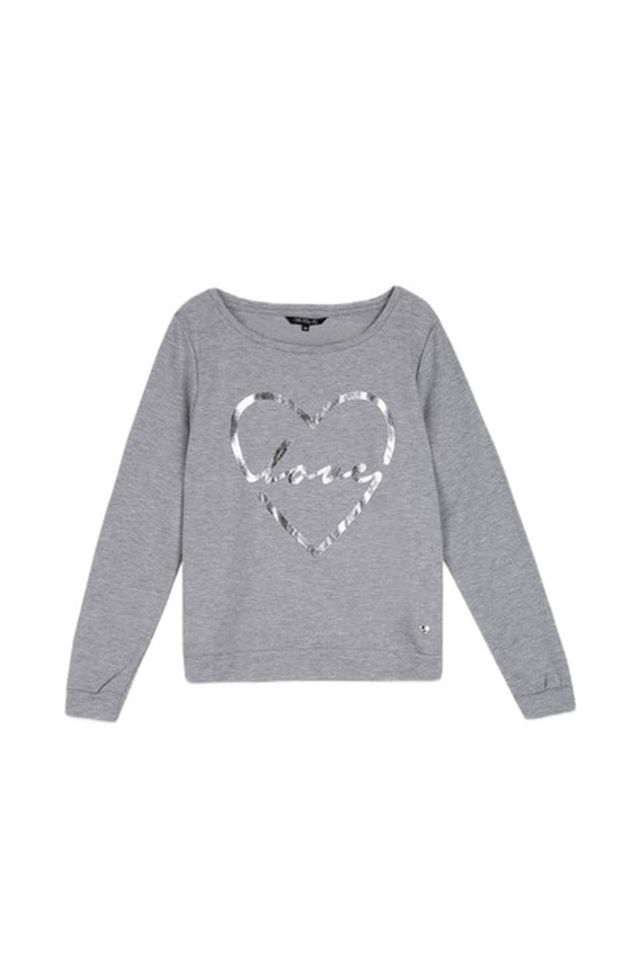 Bluza dama Top Secret Aplica, Grafit, XS