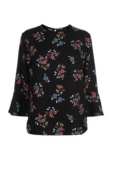 Bluza dama Miso Printed BL, Multicolor, M Bluza dama Miso Printed BL, Multicolor, M
