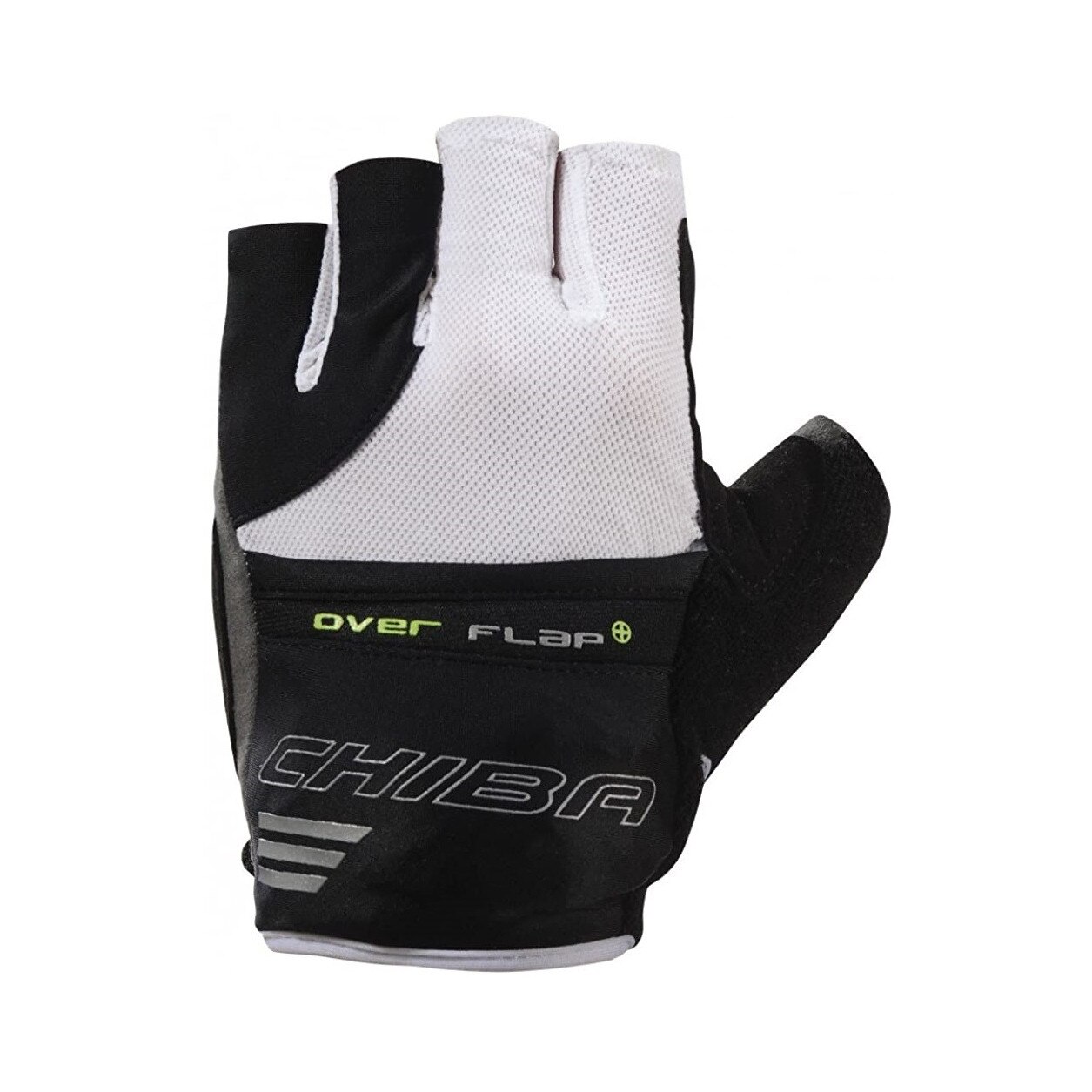 Manusi unisex de ciclism, Chiba Rain pro, Negru/Alb, L
