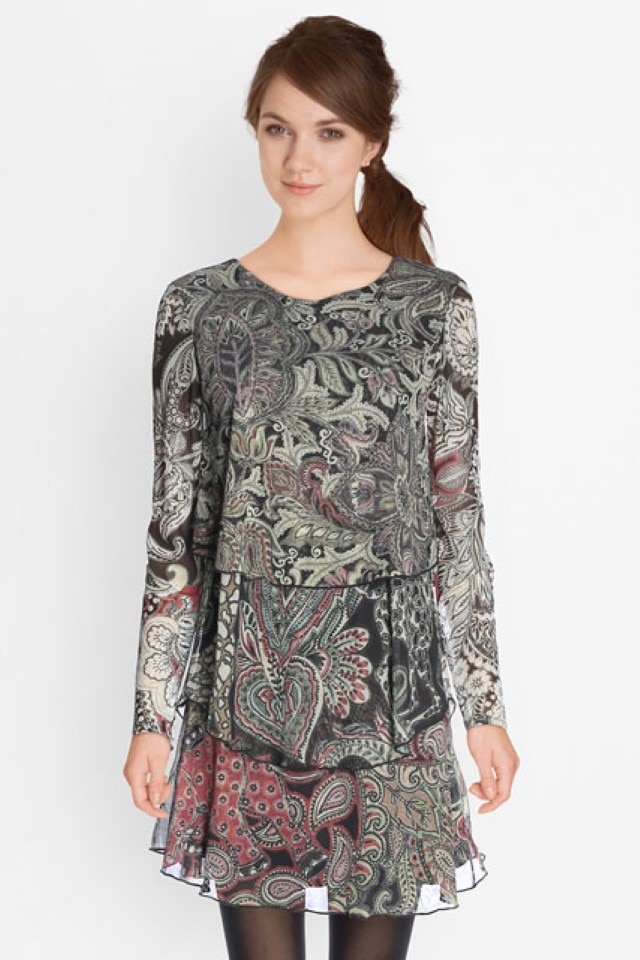 Rochie Desigual 17WWVKE1, Multicolora, 42