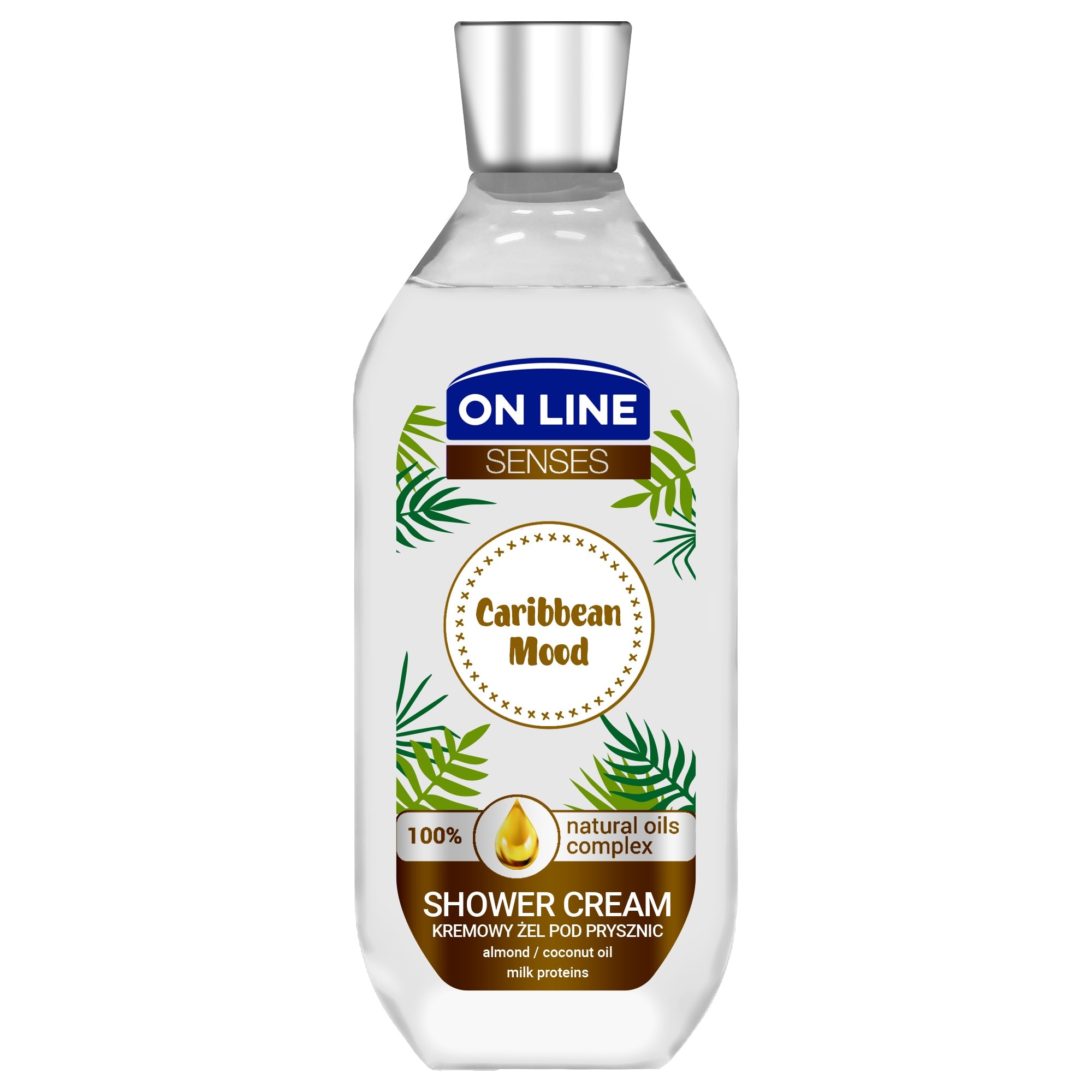 Ulei de dus ON LINE SENSES Caribbean Mood, 500 ml