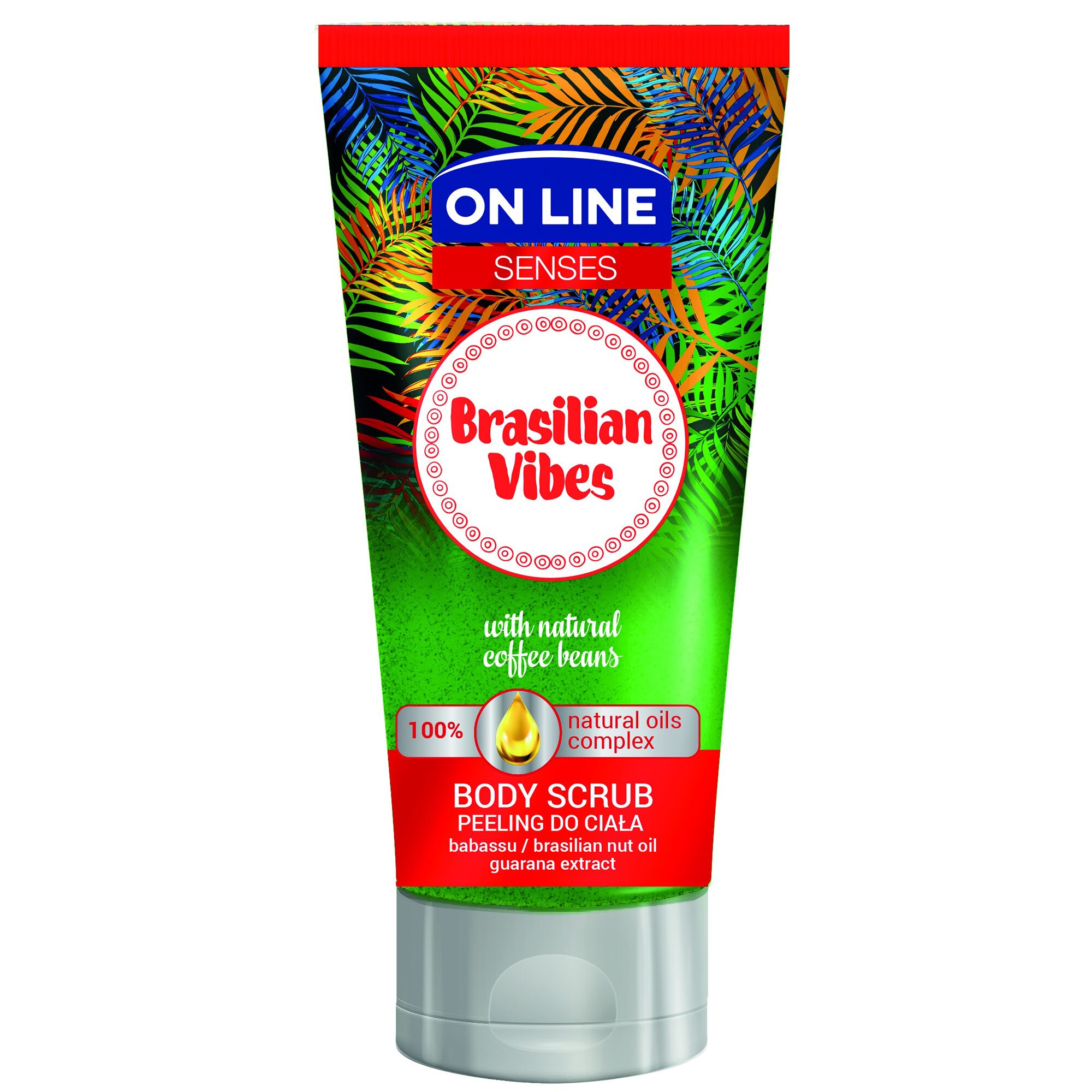 Scrub pentru corp ON LINE Brasilian Vibes, 200ml