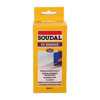 Curatator pentru spuma tare, Soudal 100 ml Curatator pentru spuma tare, Soudal 100 ml