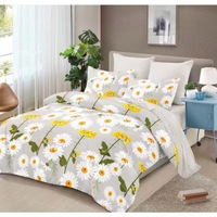 lenjerie de pat 2 persoane din finet satinat 6 piese dimensiuni 200x230 245x250 2 buc x70x70 2 buc x55x80 floral imagen 53_0_
0