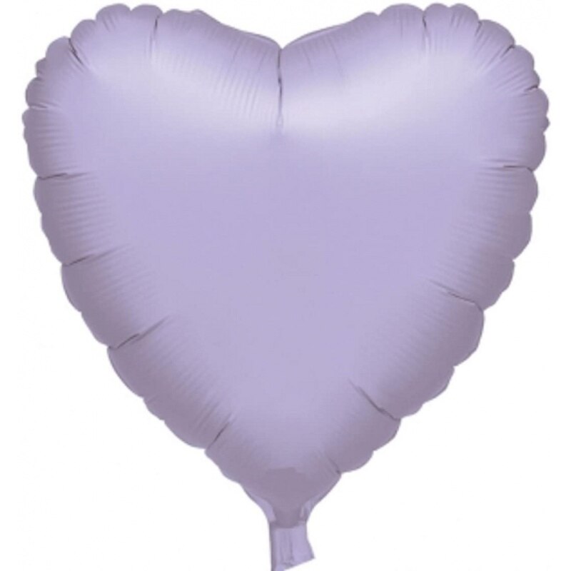 Balon folie inima 45 cm Lila Metalizat, A 21629