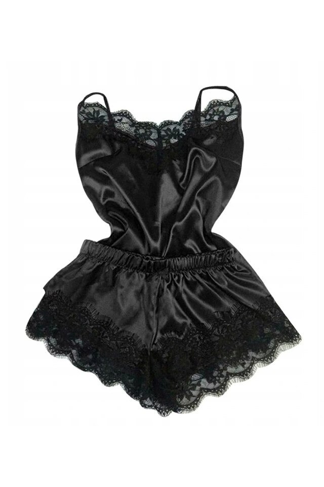 Lenjerie sexy TimeTrade pentru femei, dantela, Negru, One Size